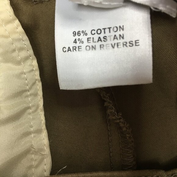 ST JOHN Sport  Khaki/Brown Logo Hardware Chinos Jeans Pant - Picture 3 of 16